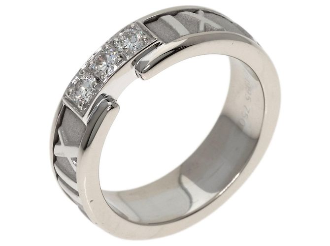 Tiffany & Co. Atlas 3-Diamanten Ring Golden - Ansicht 2