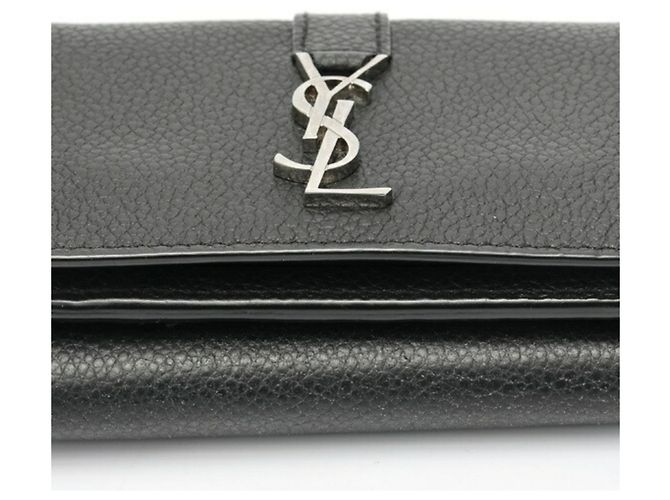 Cartera Cassandra Origami Tiny de Saint Laurent Negro - vista 3