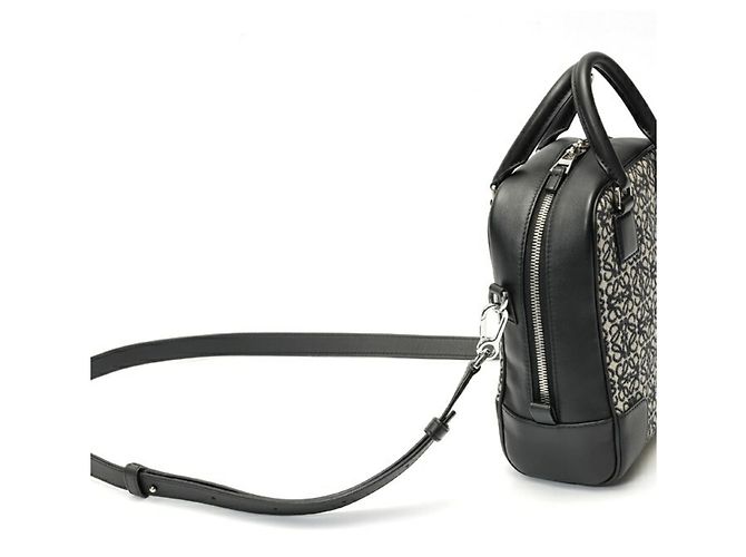 Borsa Loewe Amazona 15 Navy Black Nero - vista 2