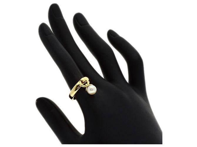 Anello Door Knock Pearl di Tiffany & Co. in oro giallo 18K - vista 6