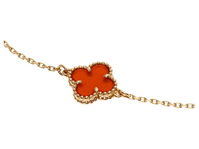 Bracelet Sweet Alhambra en Cornaline Van Cleef & Arpels - vue 2
