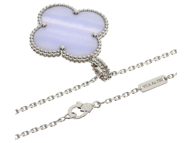 Magic Alhambra Van Cleef & Arpels Halskette aus Chalcedon - Ansicht 2