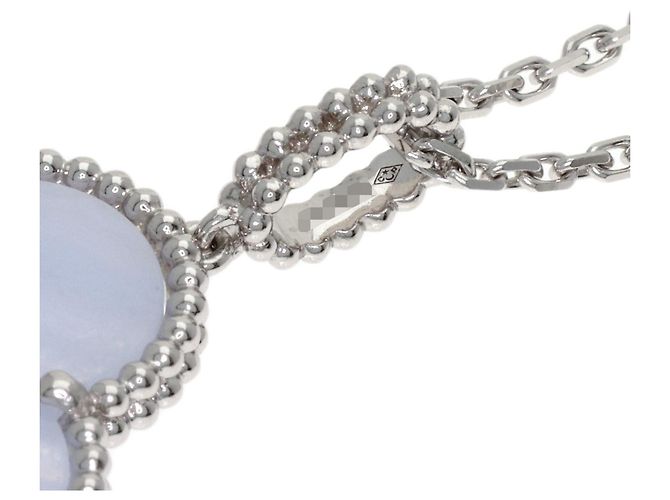 Magic Alhambra Van Cleef & Arpels Halskette aus Chalcedon - Ansicht 5
