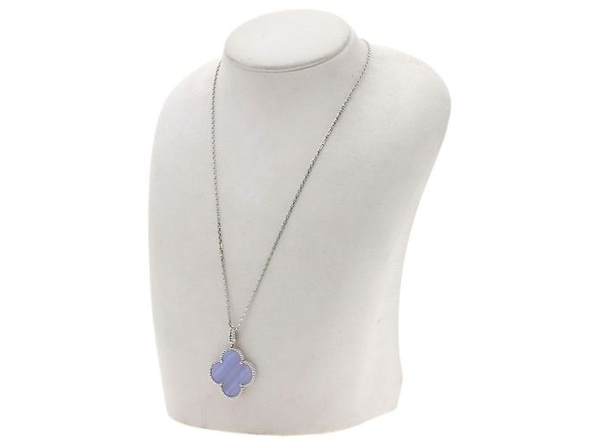 Magic Alhambra Van Cleef & Arpels Halskette aus Chalcedon - Ansicht 6