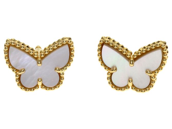 Orecchini Sweet Alhambra Papillon Shell di Van Cleef & Arpels - vista 4