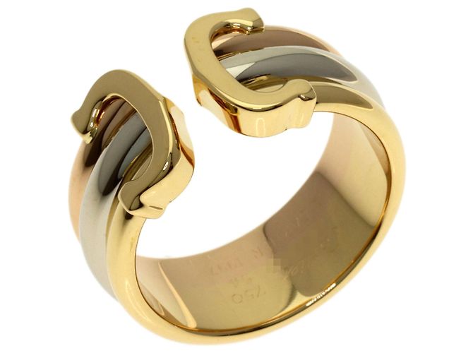Cartier 2C Bandring aus Gelbgold - Ansicht 2