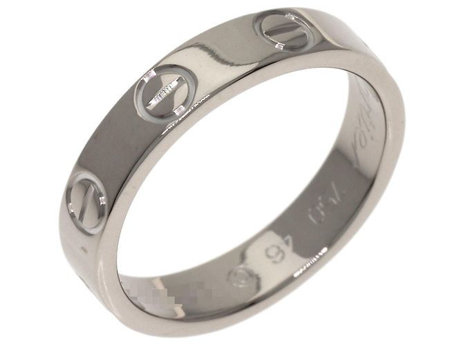 Cartier Mini Love Ring aus 18K Weißgold Golden - Ansicht 2