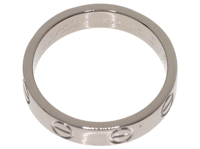 Cartier Mini Love Ring aus 18K Weißgold Golden - Ansicht 4