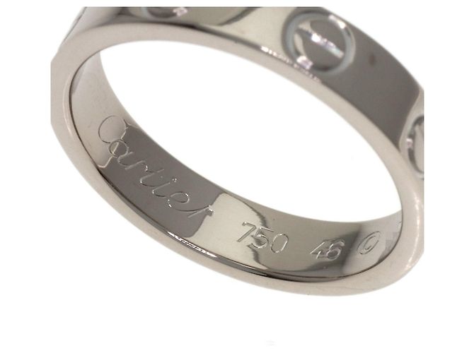 Cartier Mini Love Ring aus 18K Weißgold Golden - Ansicht 5