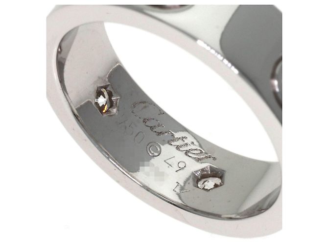 Anello Love in oro bianco 18K con diamanti Cartier D'oro - vista 6
