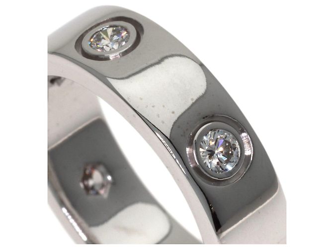 Anello Love in oro bianco 18K con diamanti Cartier D'oro - vista 8