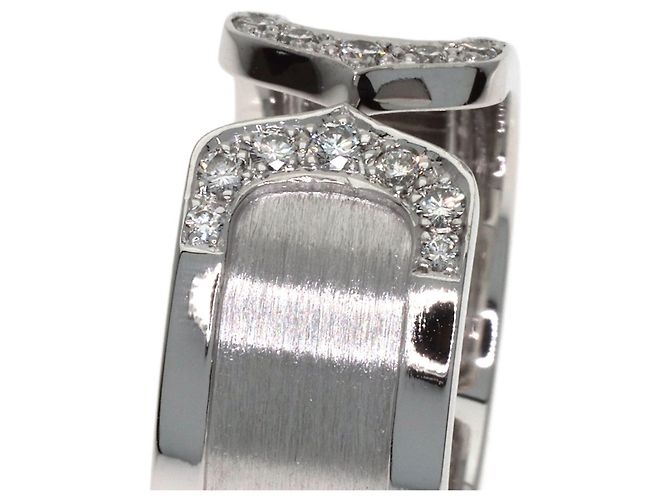 Cartier 2C Ring LM Diamant in 18K Weißgold Golden - Ansicht 9