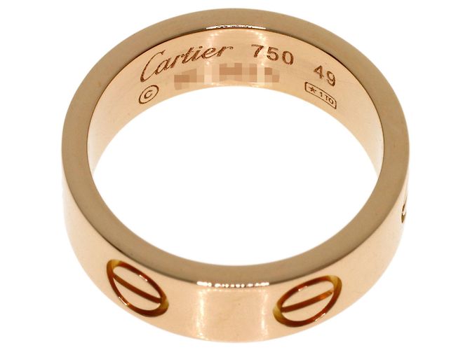 Anello Love in oro rosa 18K Cartier D'oro - vista 4