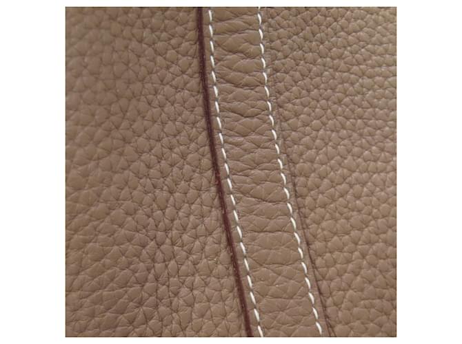 Hermès Borsa Hermes Picotin Lock MM Taupe - vista 10