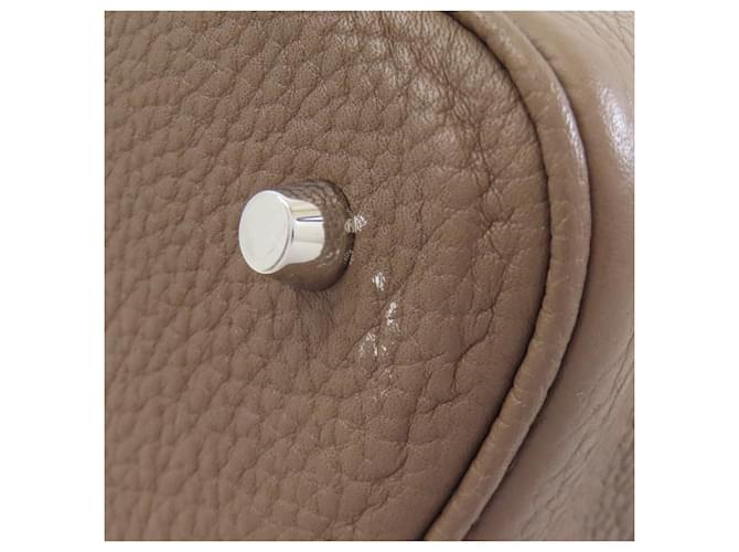 Hermès Borsa Hermes Picotin Lock MM Taupe - vista 11