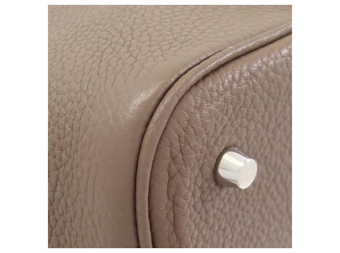 Hermès Borsa Hermes Picotin Lock MM Taupe - vista 15