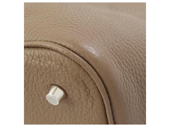 Hermès Borsa Hermes Picotin Lock MM Taupe - vista 16