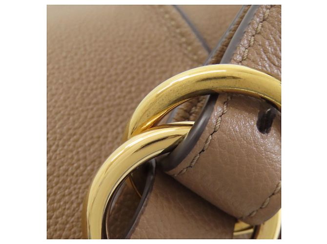 Borsa a tracolla con patta Tod's T-Timeless Marrone - vista 12