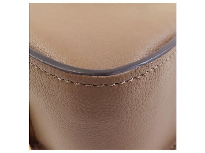 Borsa a tracolla con patta Tod's T-Timeless Marrone - vista 14