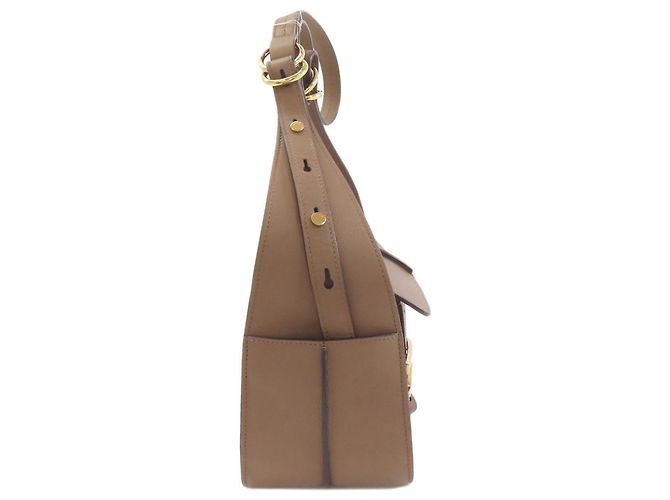 Borsa a tracolla con patta Tod's T-Timeless Marrone - vista 3