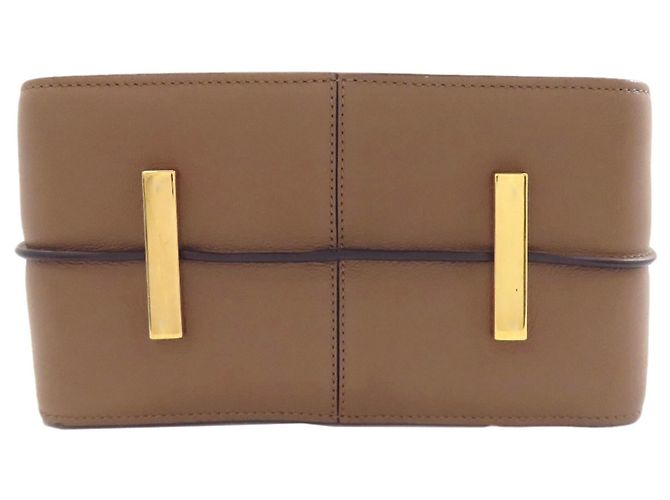 Borsa a tracolla con patta Tod's T-Timeless Marrone - vista 4