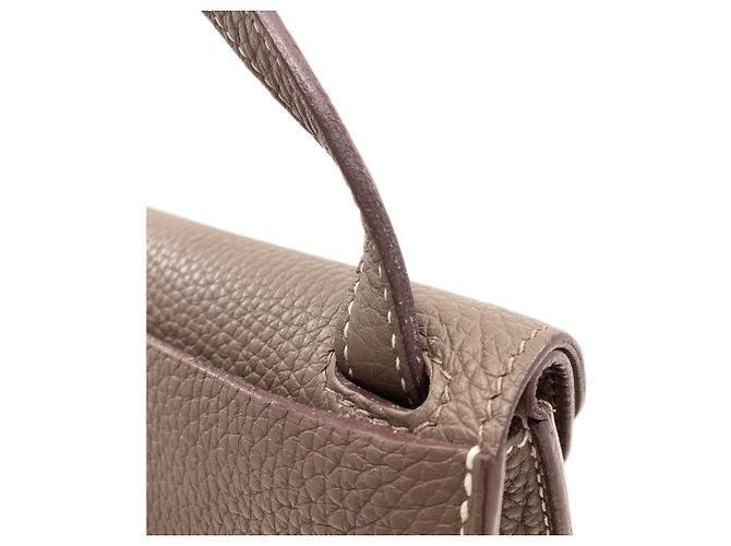 Hermès Borsa Hermes Arzan 25 in grigio Etoupe Taupe - vista 14