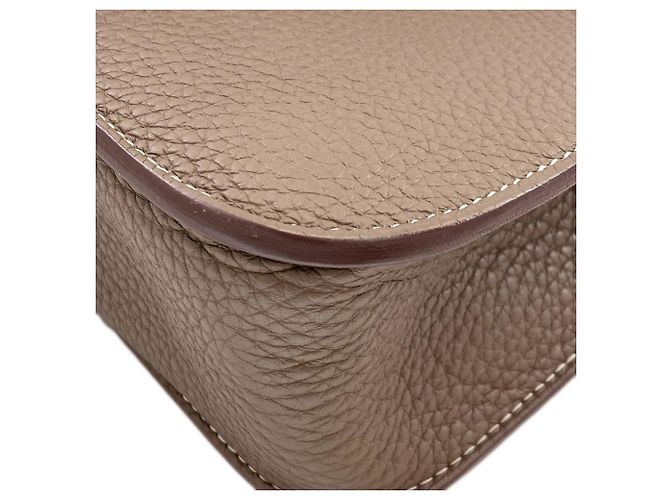 Hermès Borsa Hermes Arzan 25 in grigio Etoupe Taupe - vista 19