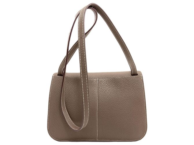 Hermès Borsa Hermes Arzan 25 in grigio Etoupe Taupe - vista 2