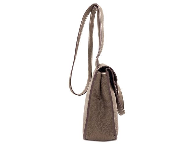Hermès Borsa Hermes Arzan 25 in grigio Etoupe Taupe - vista 3