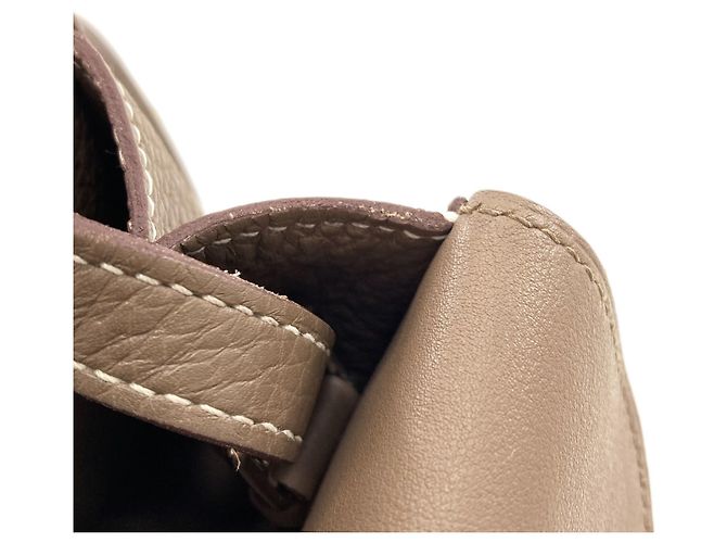 Hermès Borsa Hermes Arzan 25 in grigio Etoupe Taupe - vista 8