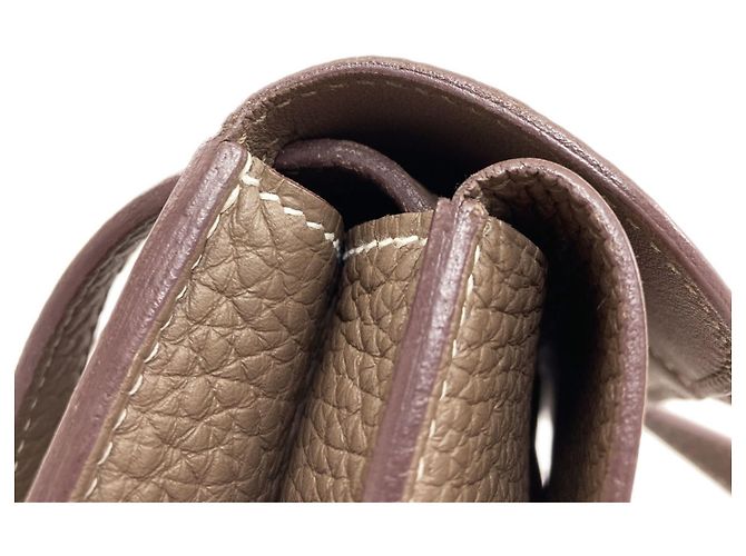 Hermès Borsa Hermes Arzan 25 in grigio Etoupe Taupe - vista 9