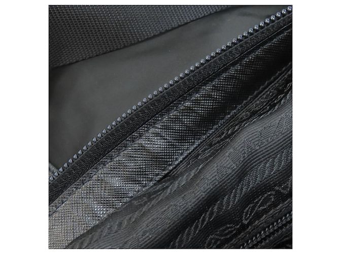 Bolsa tote Prada em nylon preto - vista 10