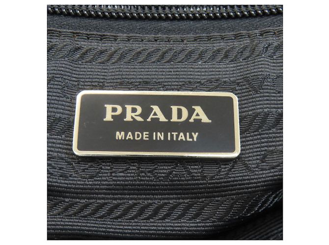 Bolsa tote Prada em nylon preto - vista 6