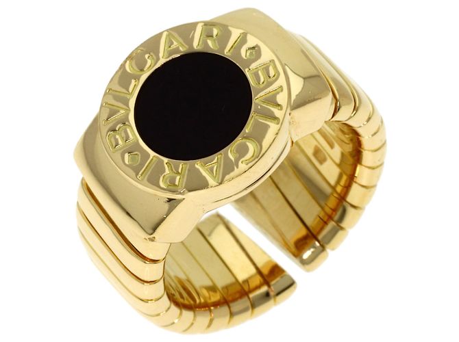 Bulgari Anello in onice in oro giallo 18K di Bvlgari D'oro - vista 2