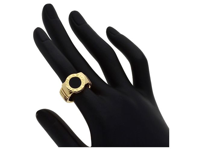 Bulgari Anello in onice in oro giallo 18K di Bvlgari D'oro - vista 6