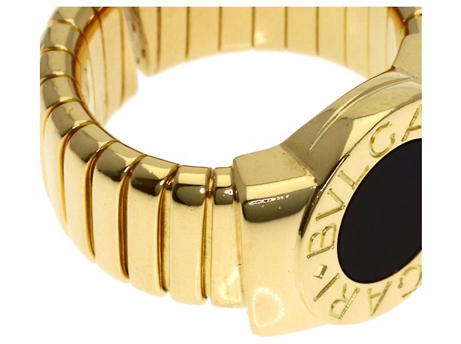 Bulgari Anello in onice in oro giallo 18K di Bvlgari D'oro - vista 9