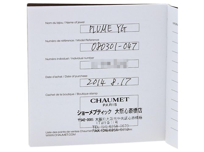 Chaumet Eternal de Inner Diamond Ring Golden - Ansicht 10
