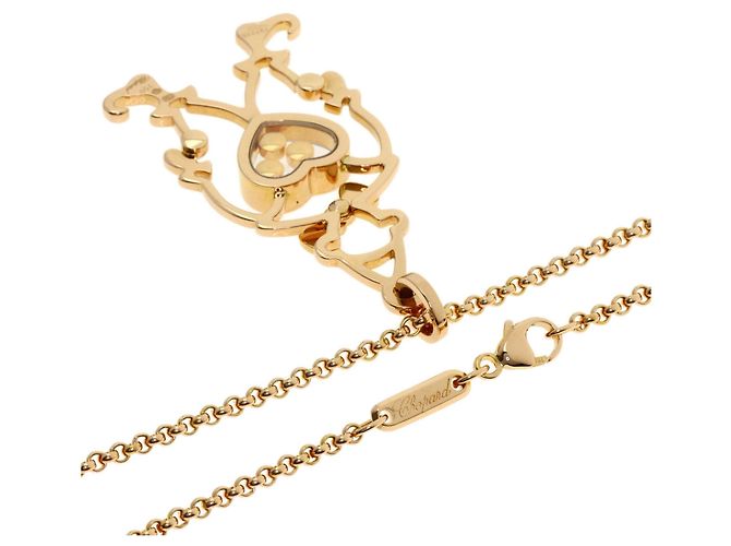 Chopard Pierrot Diamant-Halskette aus 18K Roségold - Ansicht 2