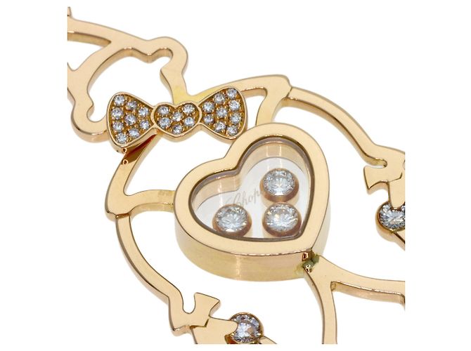 Chopard Pierrot Diamant-Halskette aus 18K Roségold - Ansicht 5