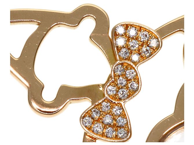 Chopard Pierrot Diamant-Halskette aus 18K Roségold - Ansicht 7