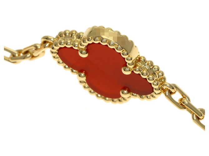Van Cleef & Arpels Vintage Alhambra Carnelian Halskette - Ansicht 6