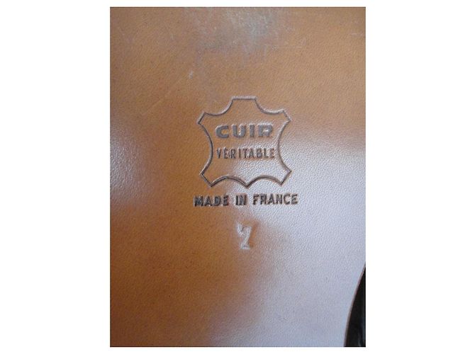 Autre Marque Botas de montar artesanales de cuero marrón Castaño - vista 8