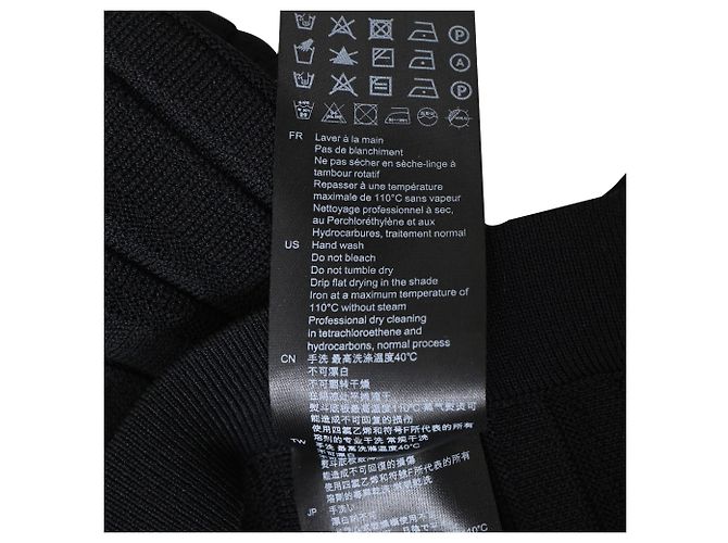 Saia midi evasê em malha canelada Sandro em viscose preta Preto - vista 8