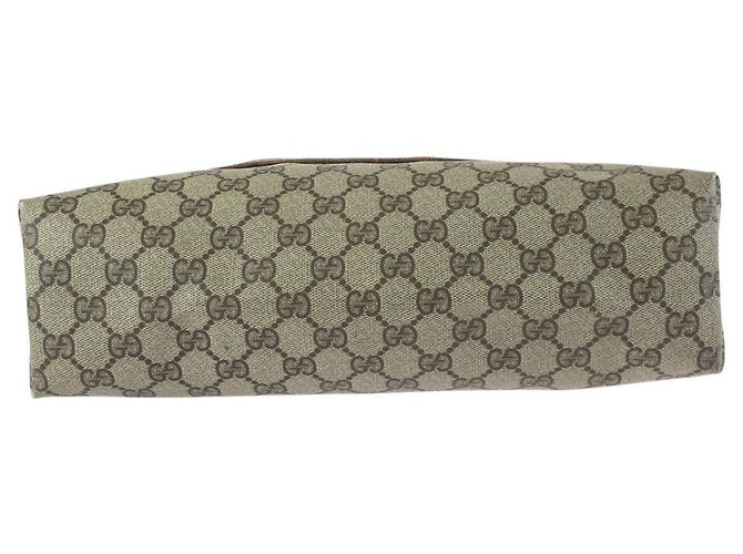 Gucci GG Supreme Canvas Schultertasche Tote Braun Beige - Ansicht 10