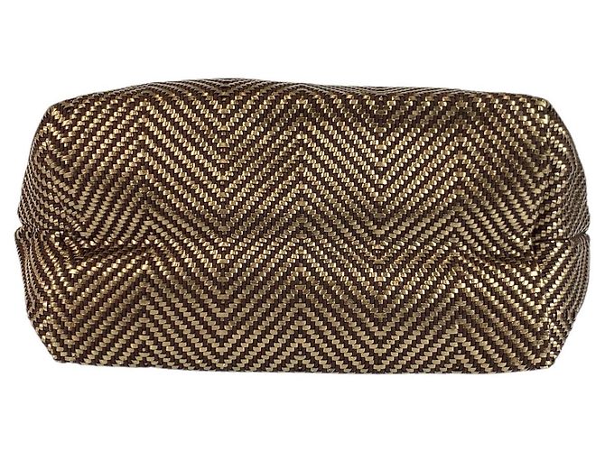 Hermès Borsa Tote Hermes Cabas Chennai Brown Gold Marrone - vista 10