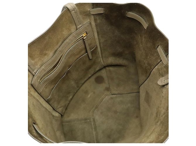 Céline Borsa Tote in Pelle Phantom Small di Celine Grigio - vista 6