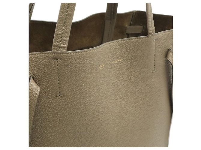 Céline Borsa Tote in Pelle Phantom Small di Celine Grigio - vista 7