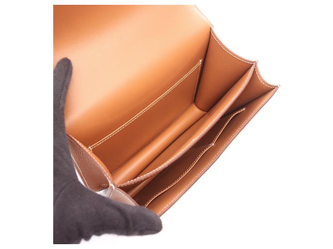 Hermès Hermes Constance 3 Mini Leder Schultertasche Braun - Ansicht 3