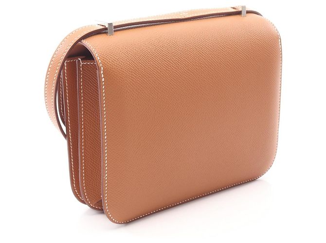 Hermès Hermes Constance 3 Mini Leder Schultertasche Braun - Ansicht 5