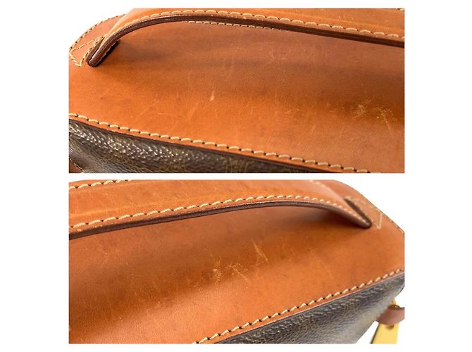 Céline Celine Vintage Macadam Handtasche Braun - Ansicht 5